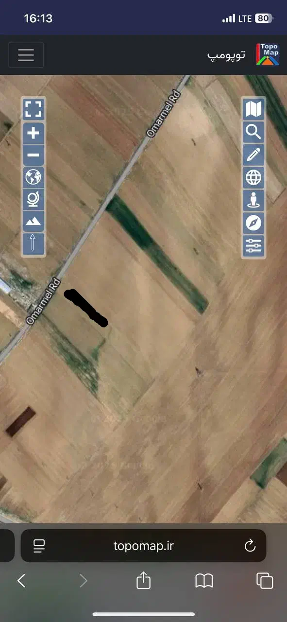 زمین کشاورزی دیم روستای عمرمل|فروش زمین و ملک کلنگی|کرمانشاه, |دیوار