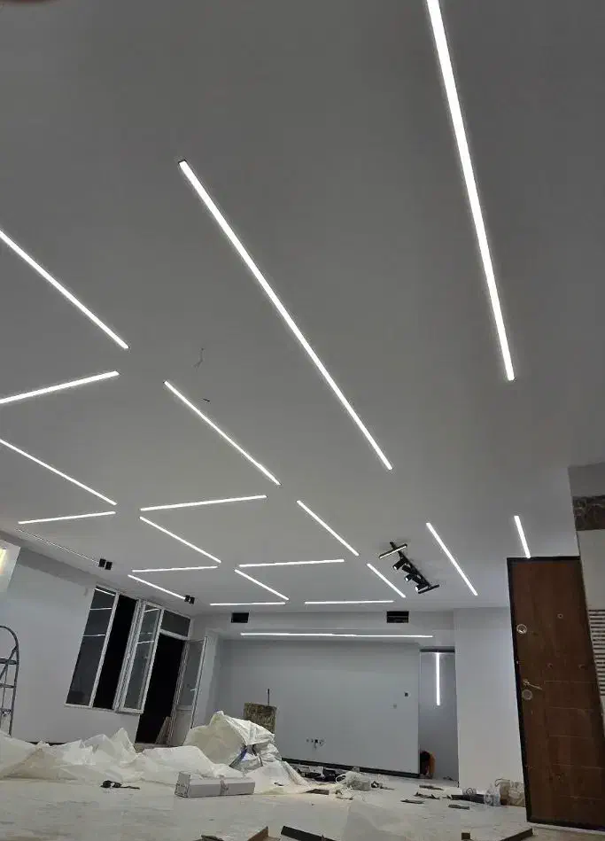 لاینر/لاین نوری/چراغ خطی/لاینر آویز/قرنیز نوری|ریسه و چراغ تزئینی|پرند, فاز ۱|دیوار