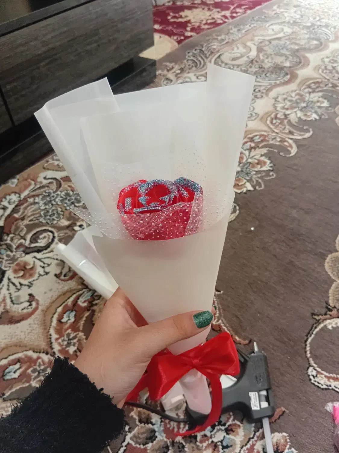 گل جاودانه|گل مصنوعی|ایذه, |دیوار