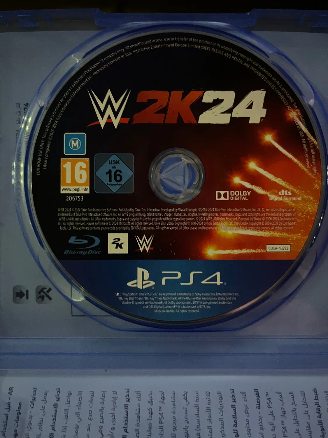 دیسک ps4 کشتی کج بازی|کنسول، بازی ویدئویی و آنلاین|تهران, توحید|دیوار