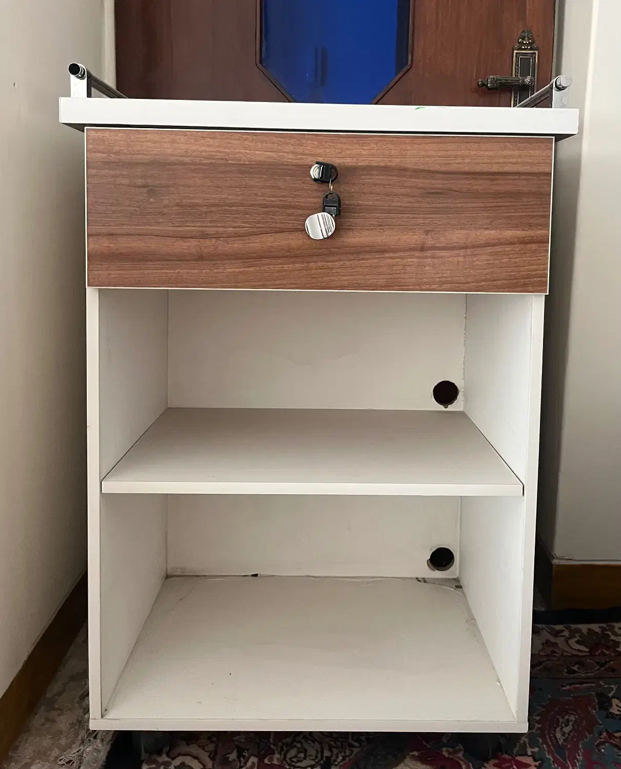 شلف میز کار و ترایلی|کتابخانه، شلف، قفسه‌های دیواری|تهران, دولاب|دیوار