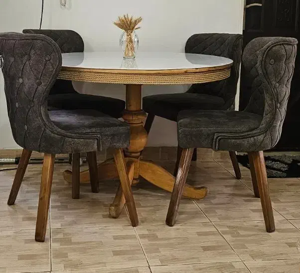 میز گرد ناهارخوری|میز و صندلی غذاخوری|رشت, حمیدیان|دیوار