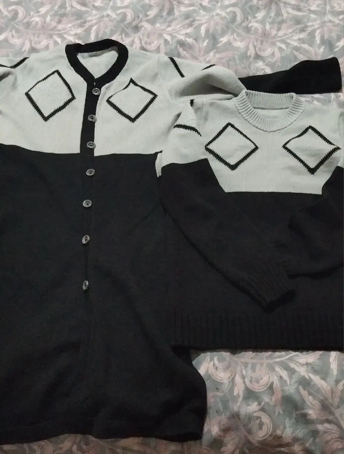 ست بافت زنانه مردانه سایز ۴۲،۴۴|لباس|بروجن, |دیوار