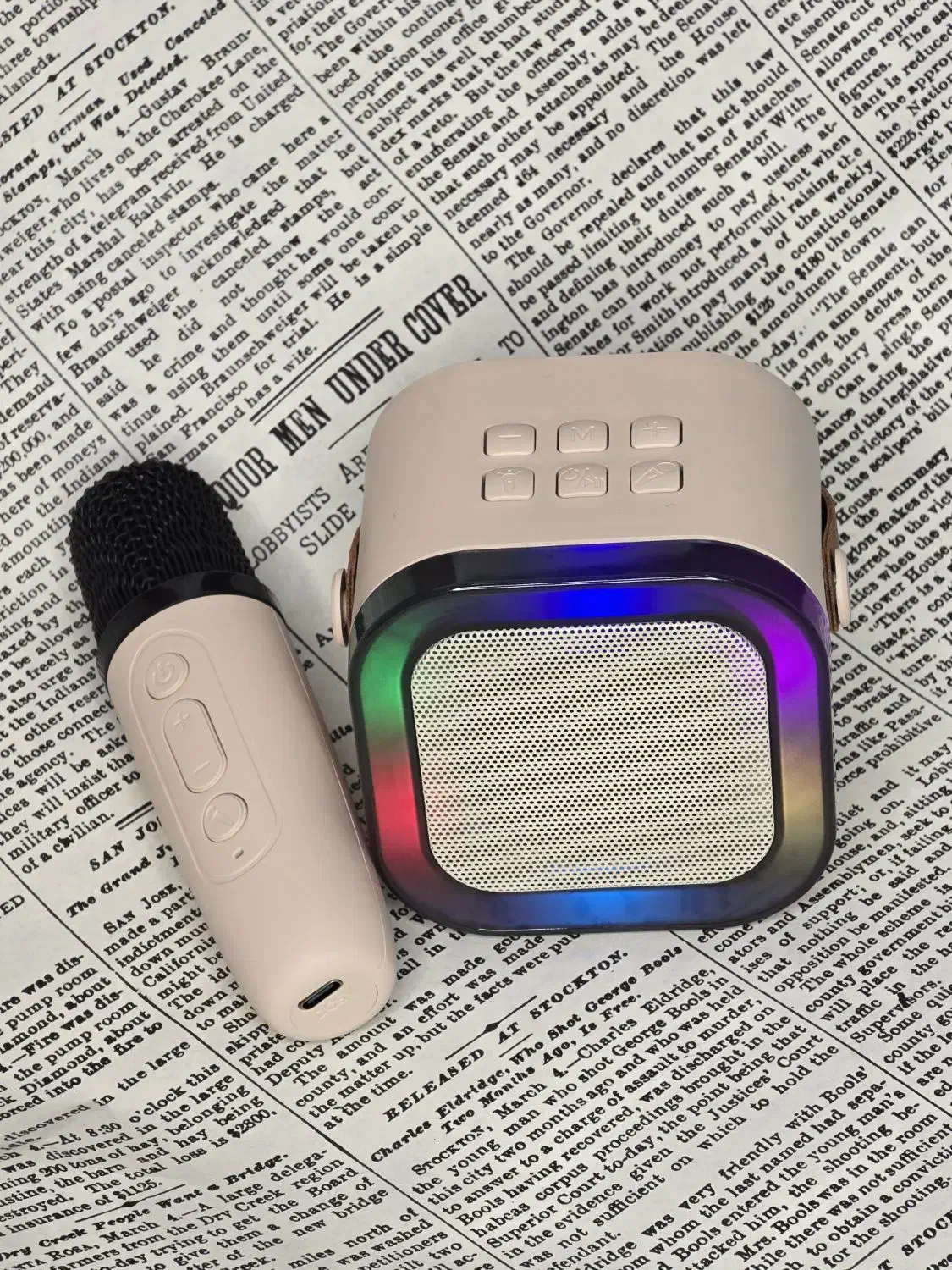 اسپیکر دو میکروفون|پخش‌کننده همراه|رامسر, |دیوار