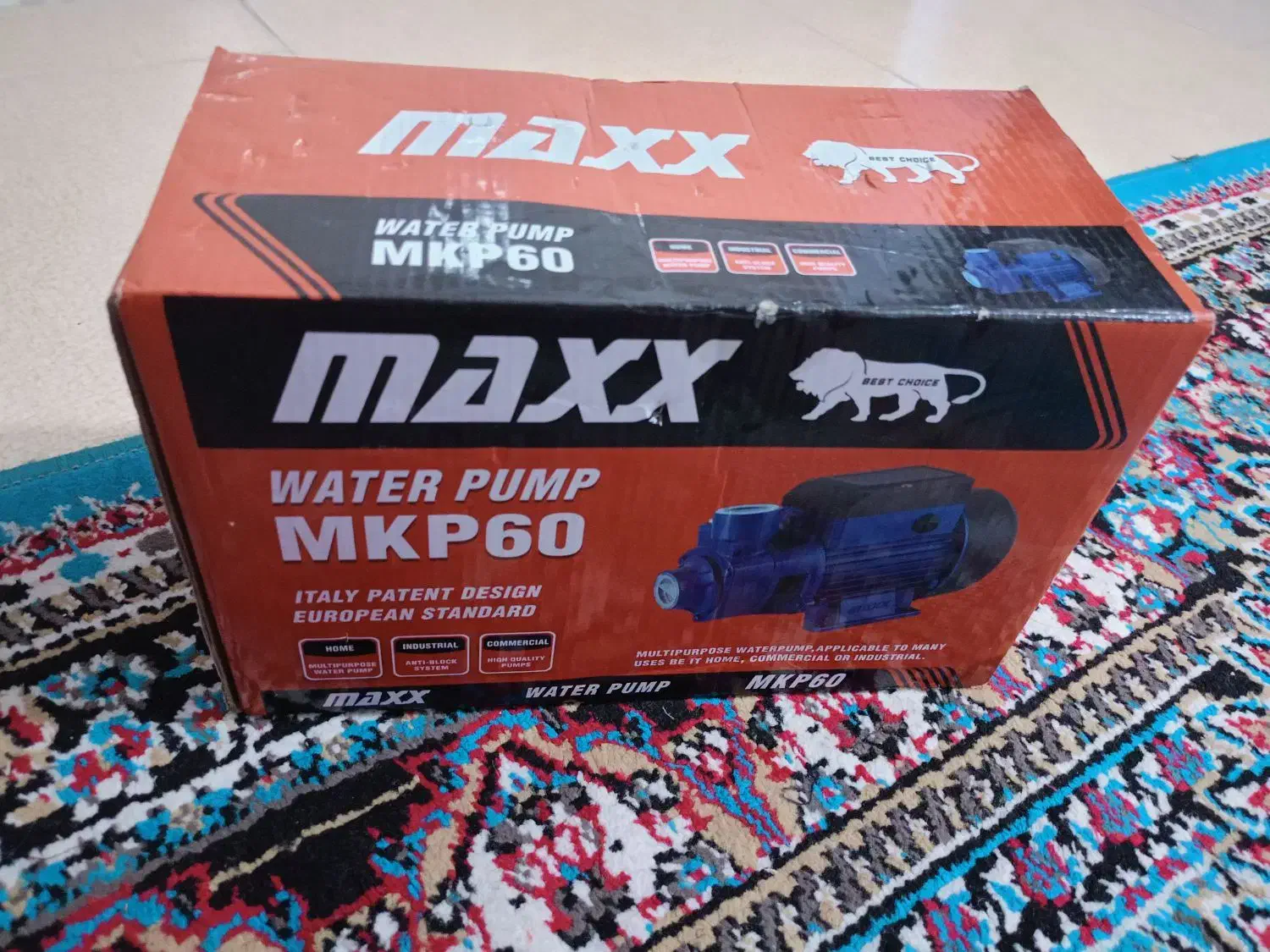 پمپ آب مکس نوع اصلا استفاده نشده آدرس تازیان|مصالح و تجهیزات ساختمان|فین, |دیوار