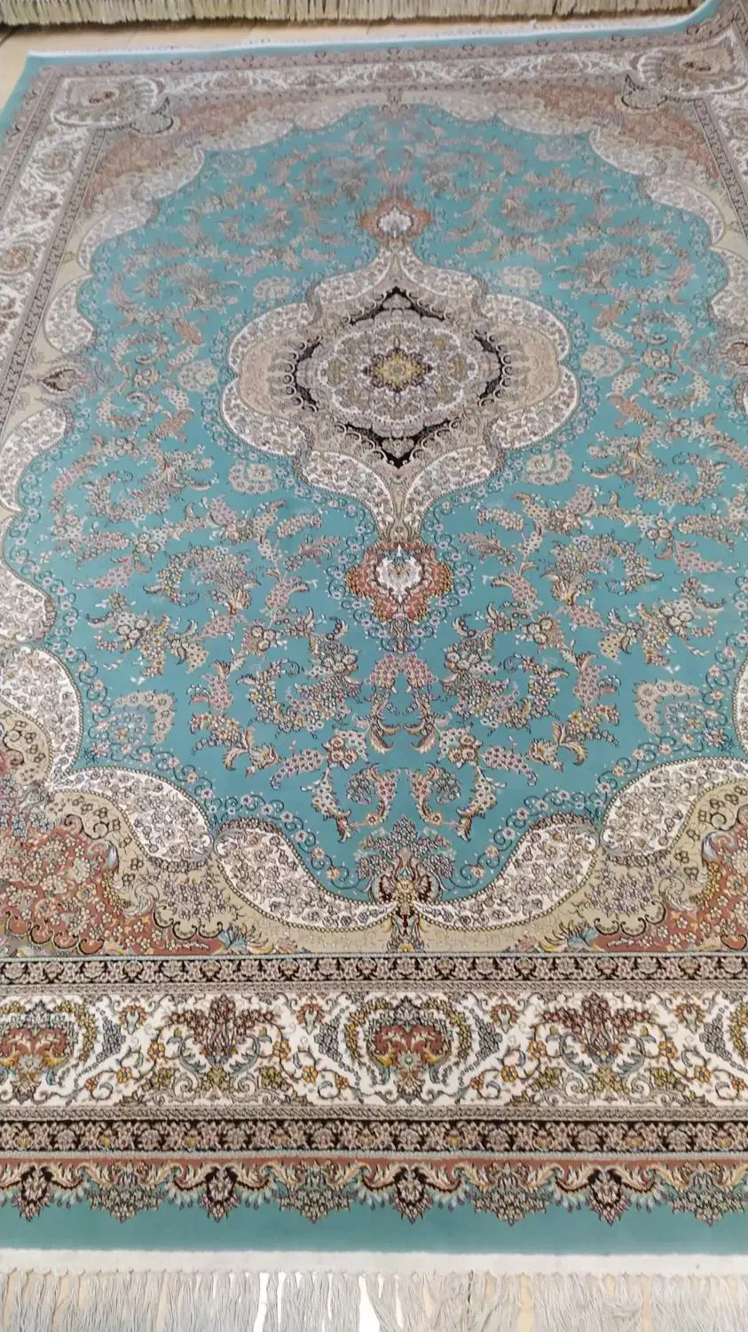 یک جفت فرش9متری آبی و یک جفت کرم 700شانه|فرش|رباط‌کریم, الارد|دیوار