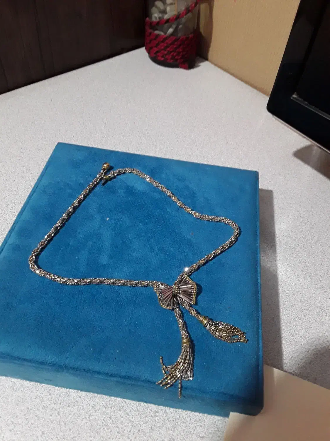 گردنبند سوئیس گلد بسیار شیک و نما دار|جواهرات|تهران, تهرانپارس غربی|دیوار