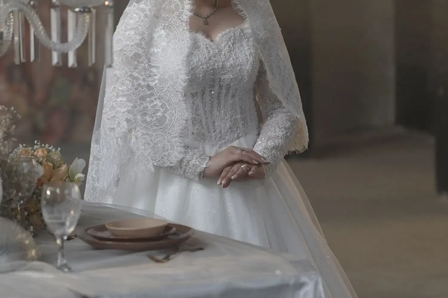 لباس عروس دانتل اروپایی|لباس|تهران, کیانشهر|دیوار