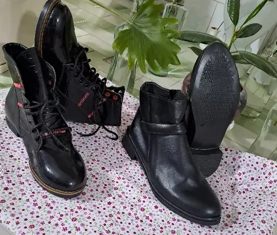 نیم بوت  مشکی سایز ۴۰|کیف، کفش، کمربند|زاهدان, |دیوار