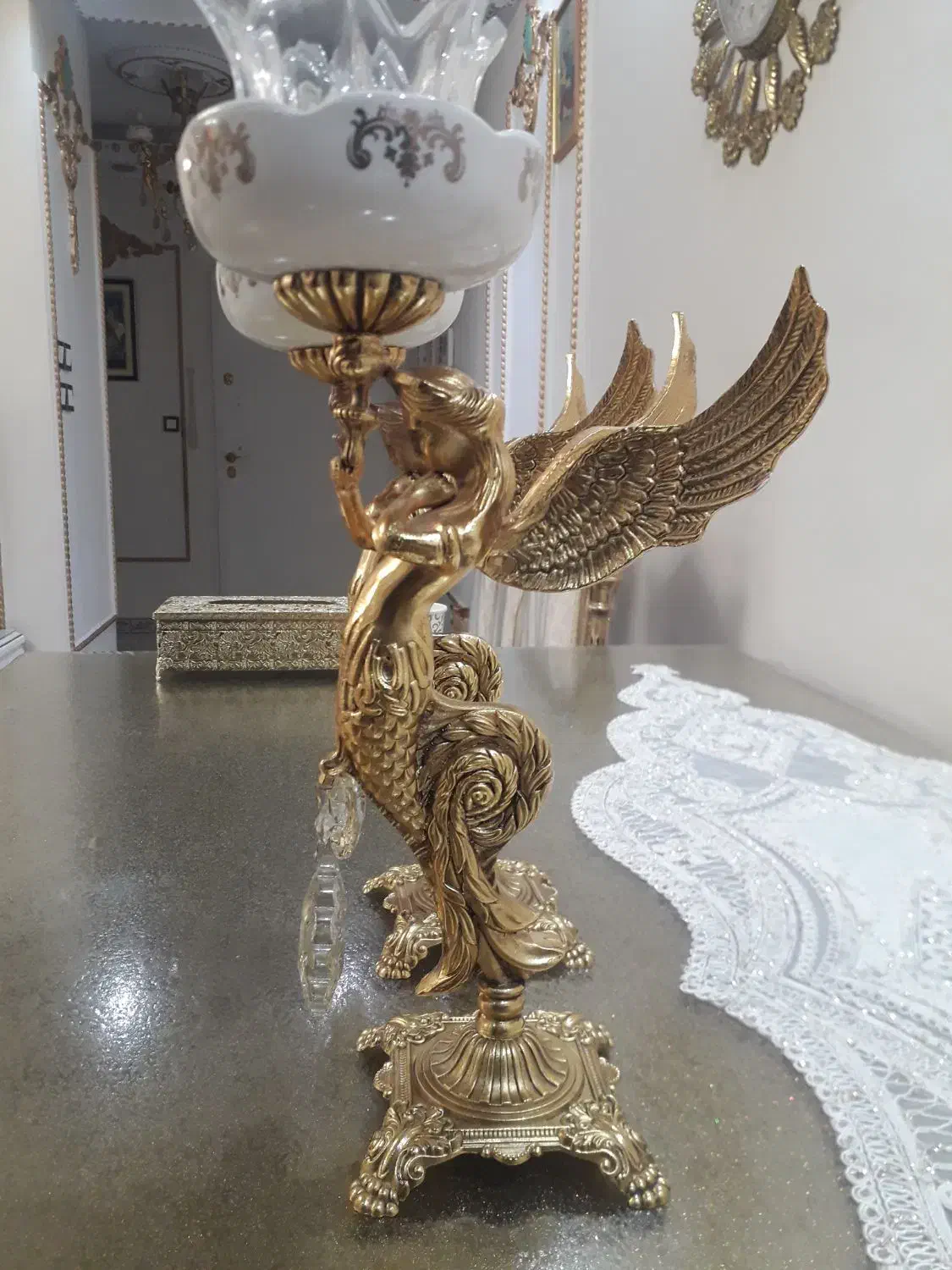 شمعدان مدل فرشته ای|لوستر و چراغ آویز|تهران, حکیمیه|دیوار