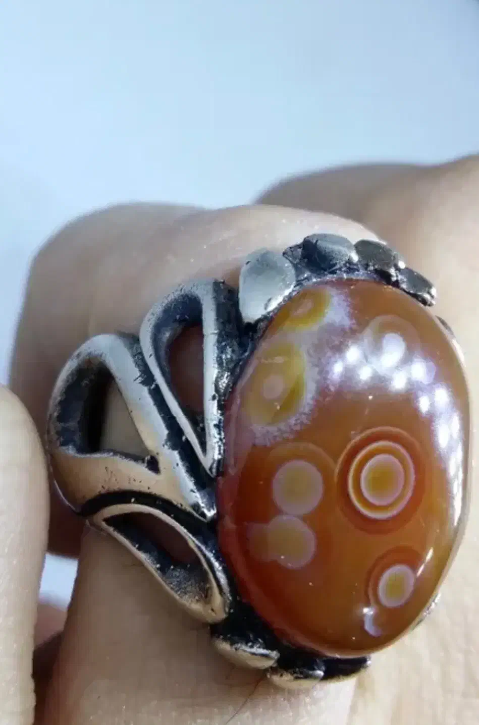 انگشتر اصیل حجرالعین باباقوری زایشی مولد فعال|بدلیجات|یزد, |دیوار