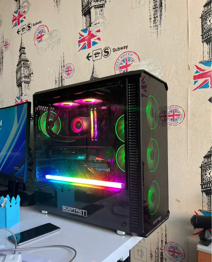 کامپیوتر گیمینگ به همراه مانیتور|رایانه رومیزی|بهبهان, |دیوار