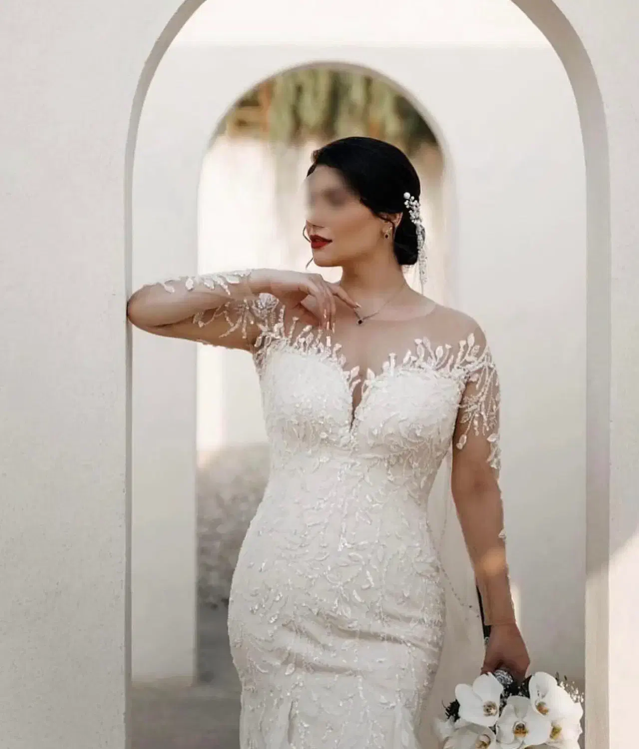 لباس عروس ژرنالی مدل ماهی سایز ۴۸-۳۸|لباس|گرگان, |دیوار