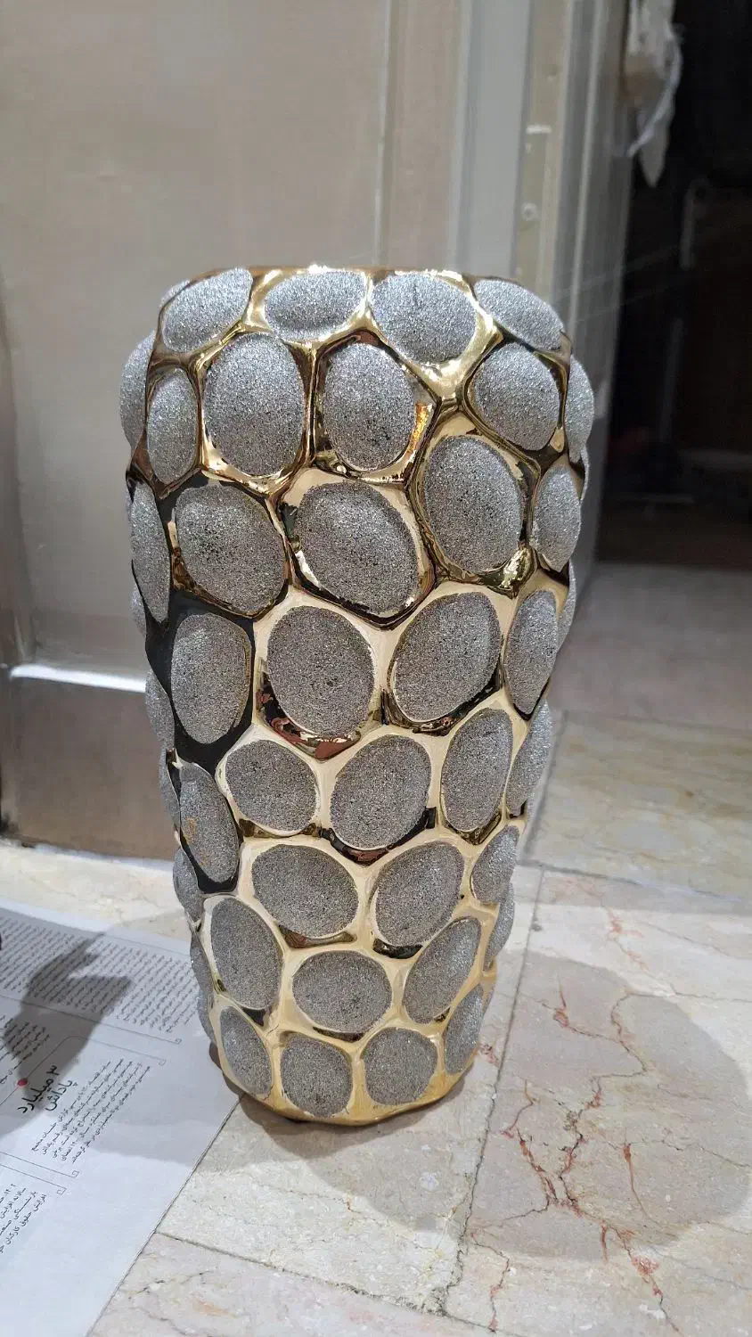 گلدان طلایی|صنایع دستی و سایر لوازم تزئینی|تهران, وحیدیه|دیوار