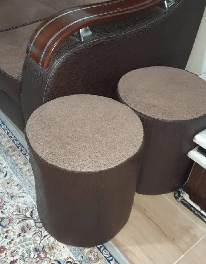 مبل ۷ نفره بامیز و ۴عرد میزبا|مبلمان خانگی و میز عسلی|بیلوار, |دیوار