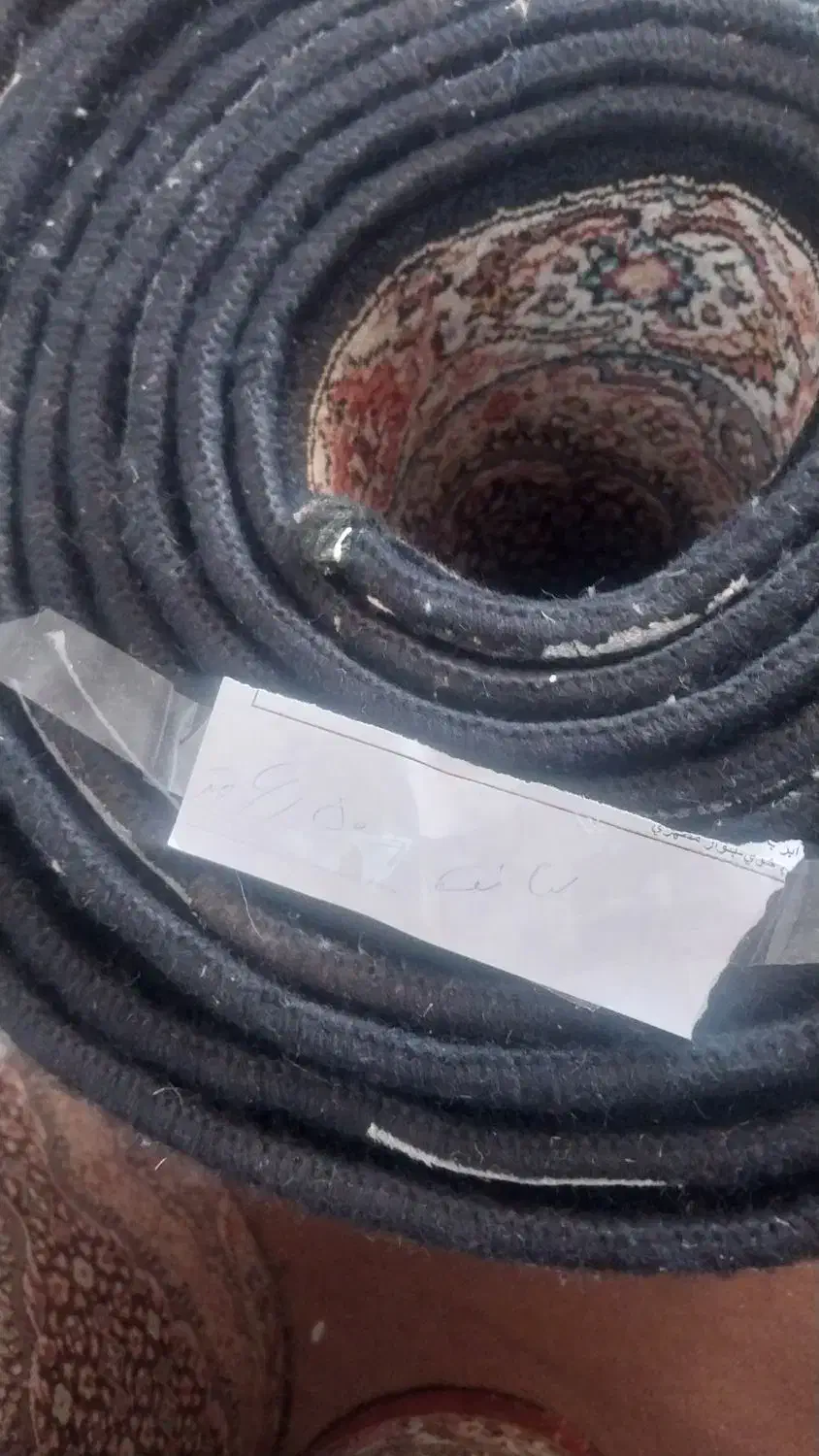 فرش پله سرمه ای سالم درحدنو|فرش|خوی, |دیوار