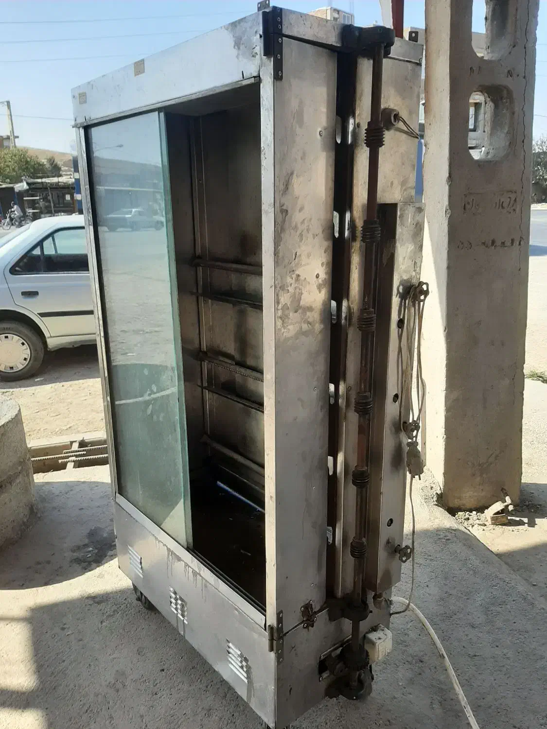 فر جوجه گردان پاچینی ۶ سیخ بزرگ در حد|اجاق گاز و لوازم برقی پخت‌وپز|میاندوآب, |دیوار