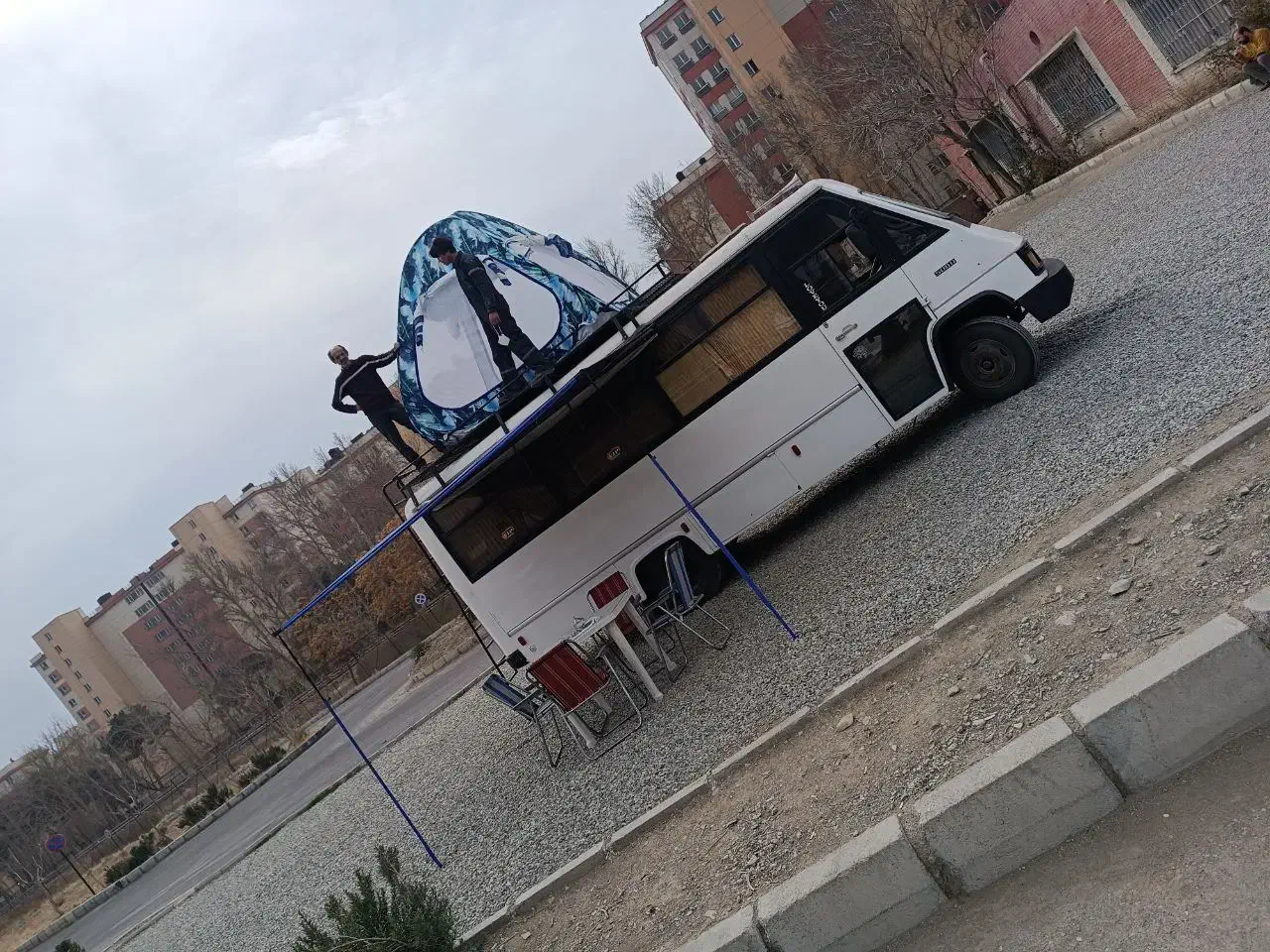 فروش کمپر بنز ۲۱نفره سقف بلند مدل ۱۳۷۷|خودرو کلاسیک|گرمدره, |دیوار