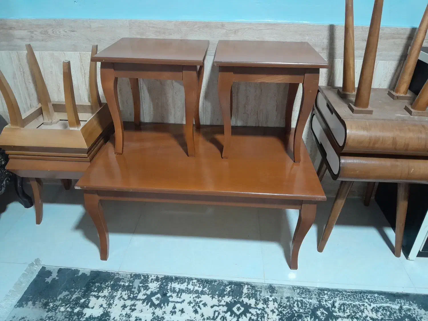 میز جلو مبلی و عسلی|مبلمان خانگی و میز عسلی|گلستان (تهران), |دیوار