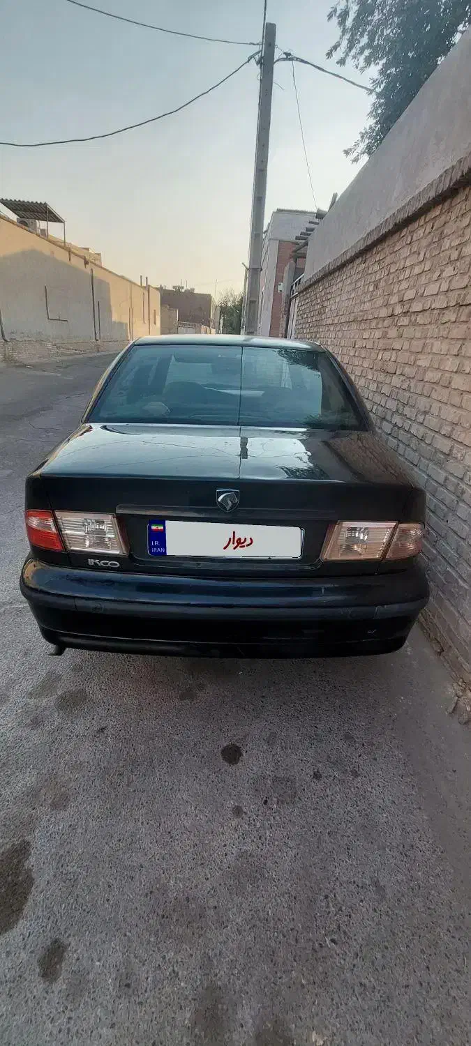 سمند مشکی مدل ۹۲|خودرو سواری و وانت|یزد, |دیوار