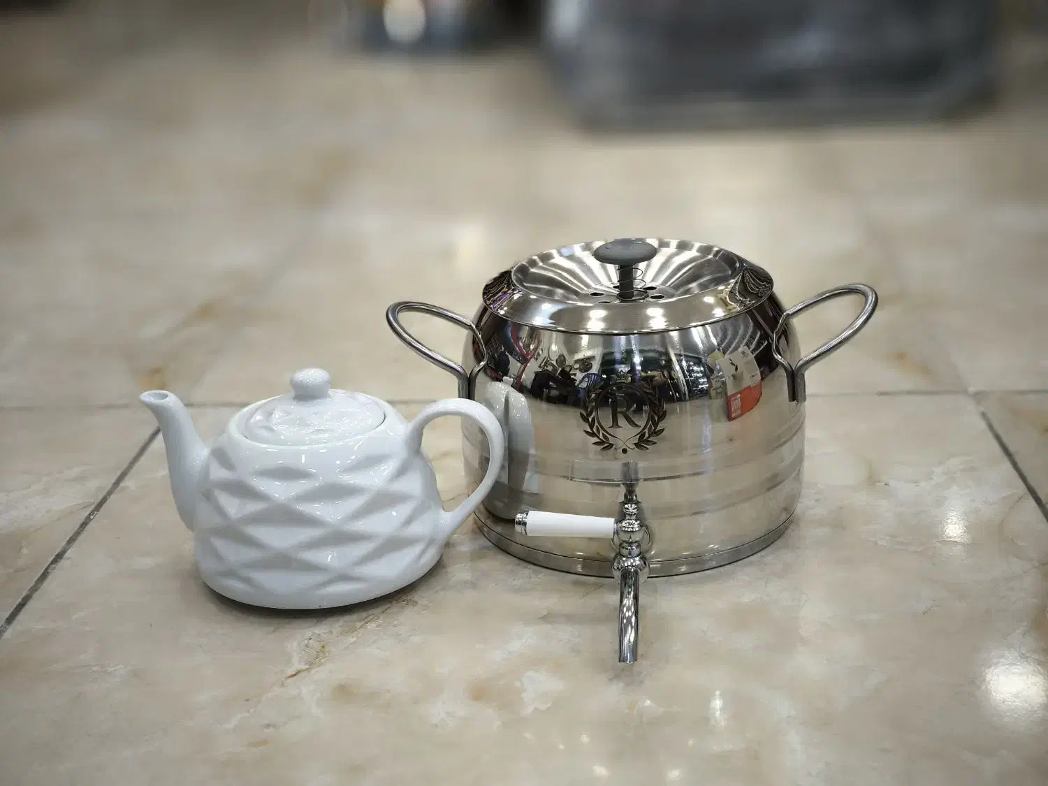 ست کتری و قوری (روگازی استیل)|قوری، کتری، قهوه‌ساز دستی|تبریز, |دیوار