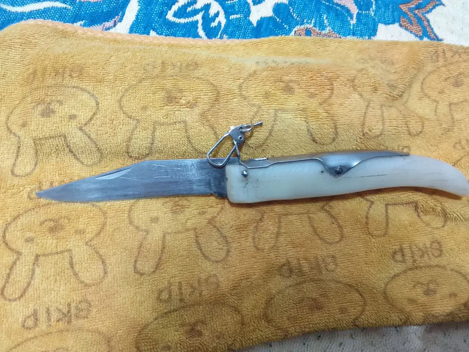 چاقوی آفریقایی خیلی قدیمی|کلکسیون اشیاء عتیقه|میانه, |دیوار