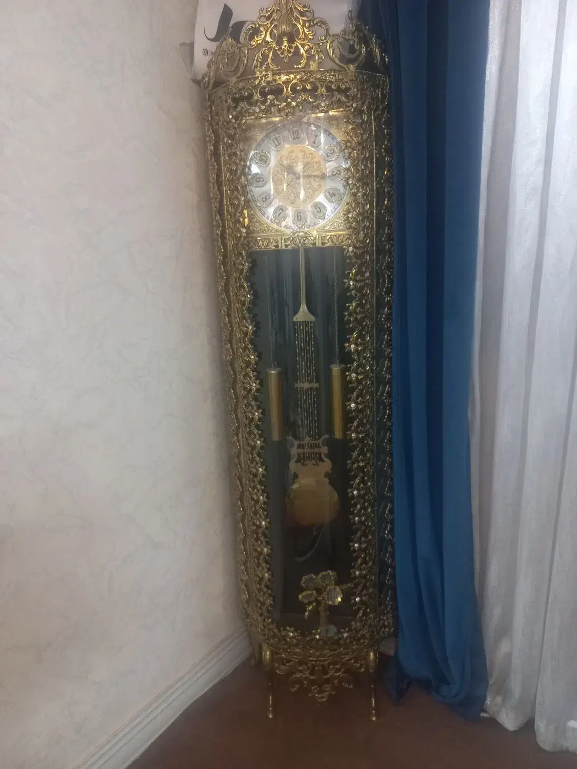 ساعت قدی برنجی|ساعت دیواری و تزئینی|تهران, شکوفه (عبدل آباد)|دیوار