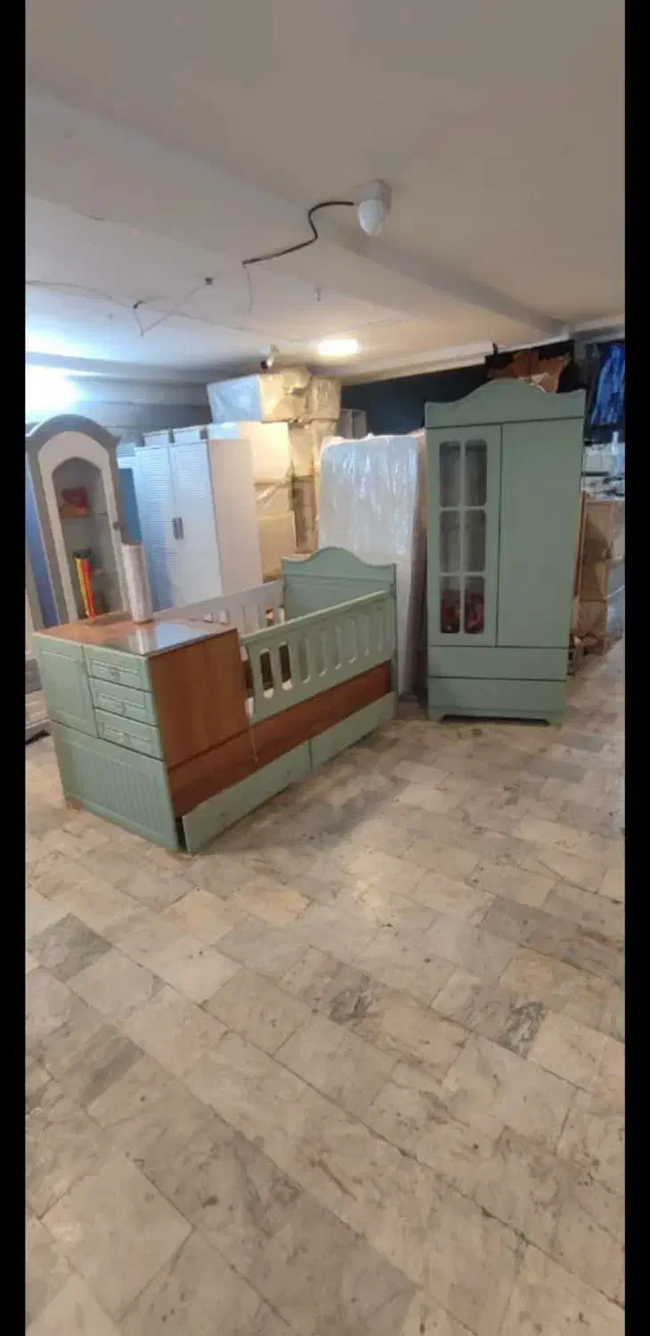 سرویس خواب نوزاد|تخت و سرویس خواب|قرچک, مهدیه|دیوار