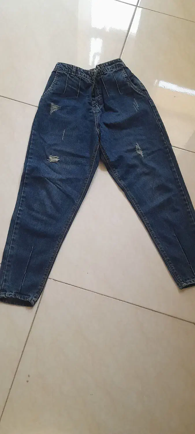 شلوار مام فیت کمرکش دار|لباس|گلستان (تهران), |دیوار