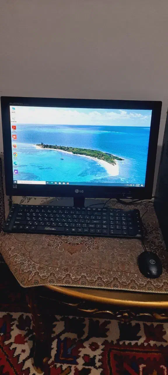کامپیوتر. کیس. مانیتور 20 اینج LJ . کامپیوتر کامل|رایانه رومیزی|تبریز, |دیوار