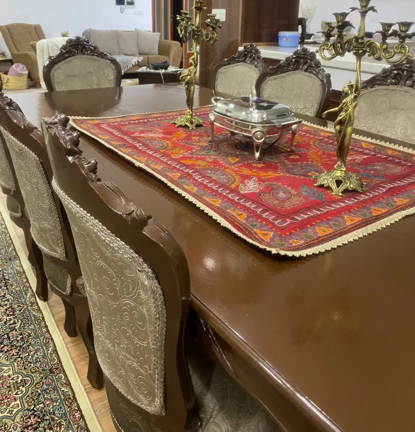 سرویس مبل و میز ناهار خوری|مبلمان خانگی و میز عسلی|رفسنجان, |دیوار