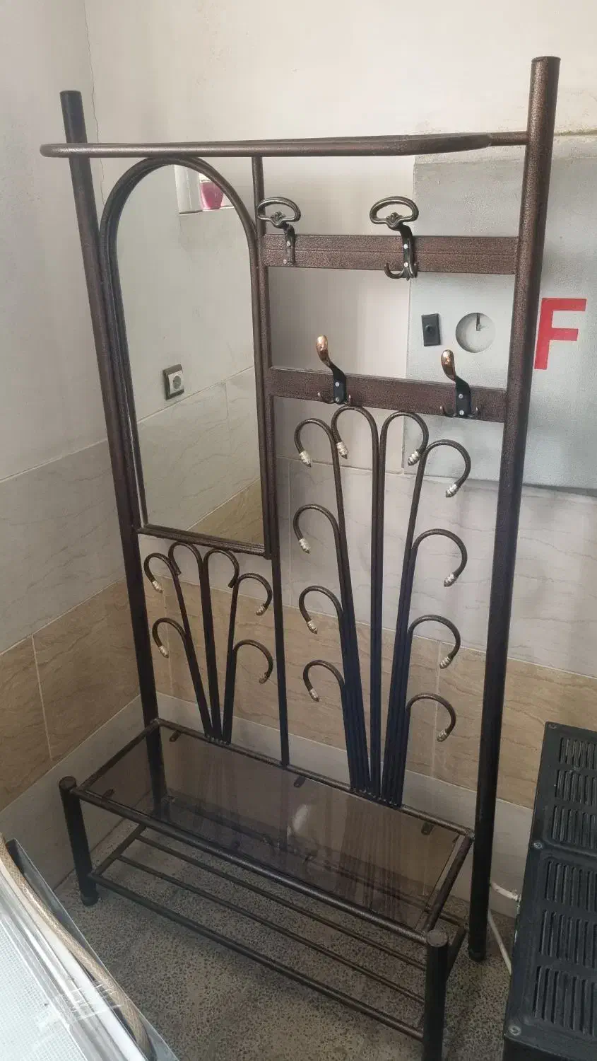 آویز لباس و جاکفشی فرفورژه نو|بندرخت و رختآویز|همدان, |دیوار