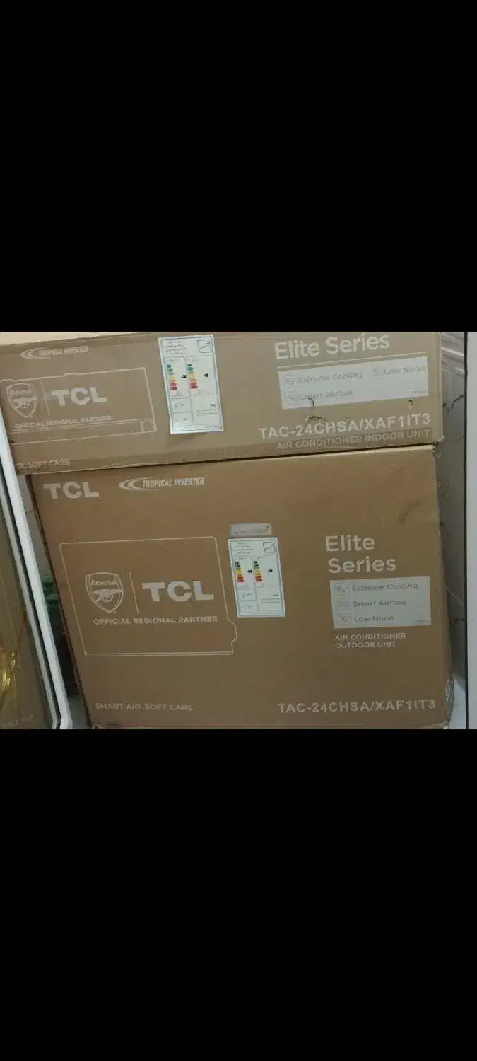 کولر گازی ۲۴ هزار تی سی ال اینورتر فوق کم مصرف|کولر گازی و فنکوئل|نیشابور, شهرک ولیعصر|دیوار