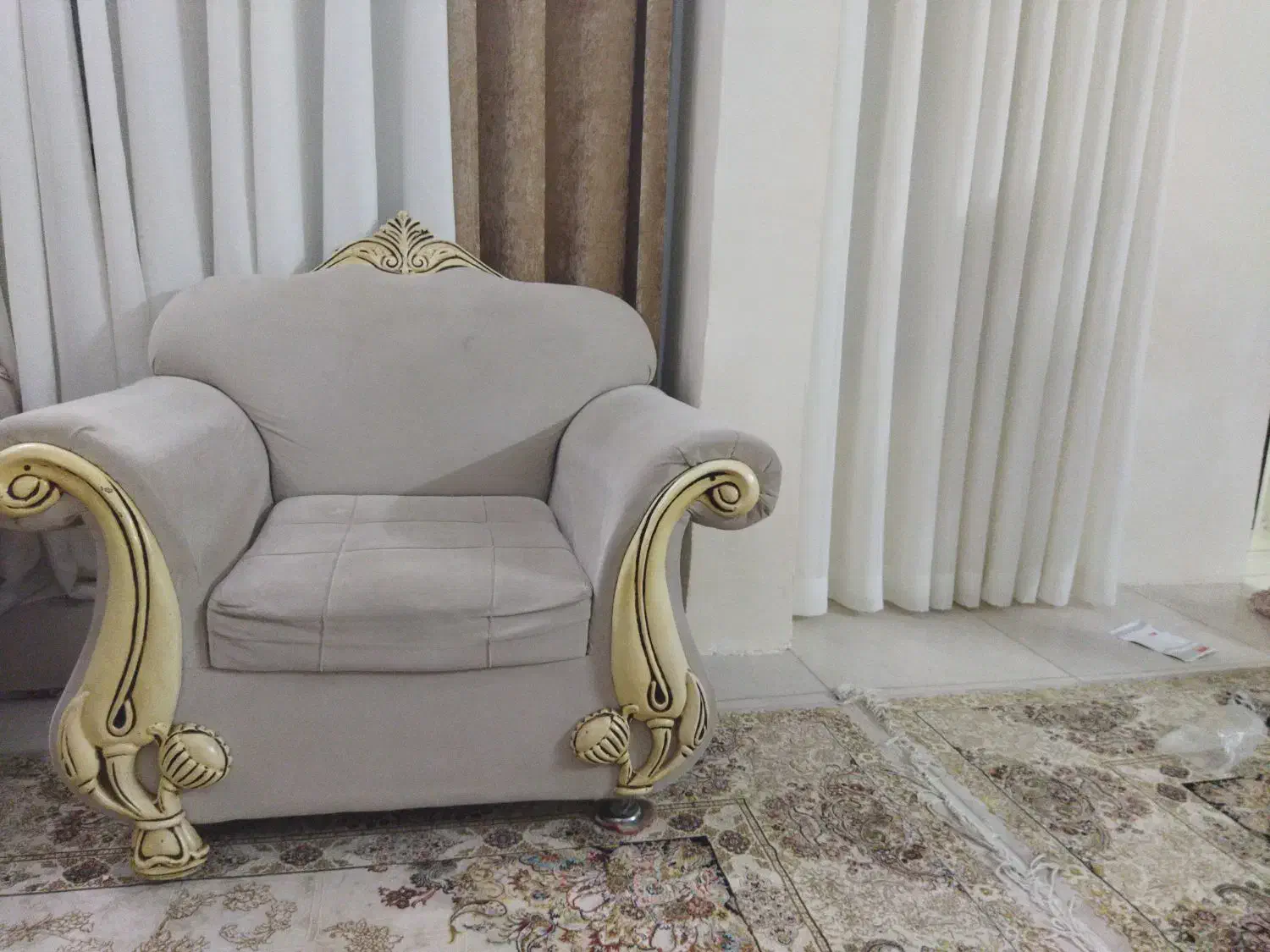 مبل‌7نفره|مبلمان خانگی و میز عسلی|علی‌آباد کتول, |دیوار