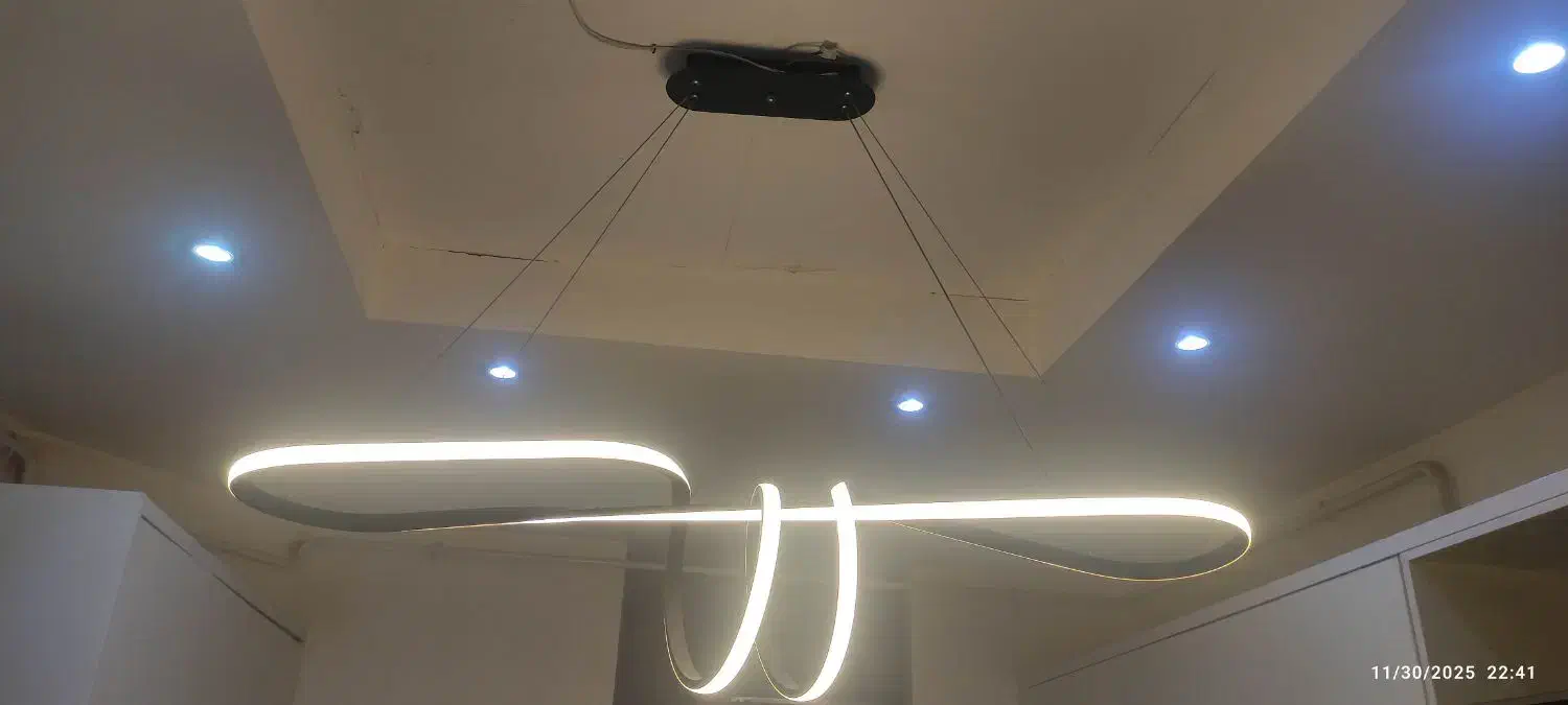 لوستر افتابی|لوستر و چراغ آویز|فومن, |دیوار