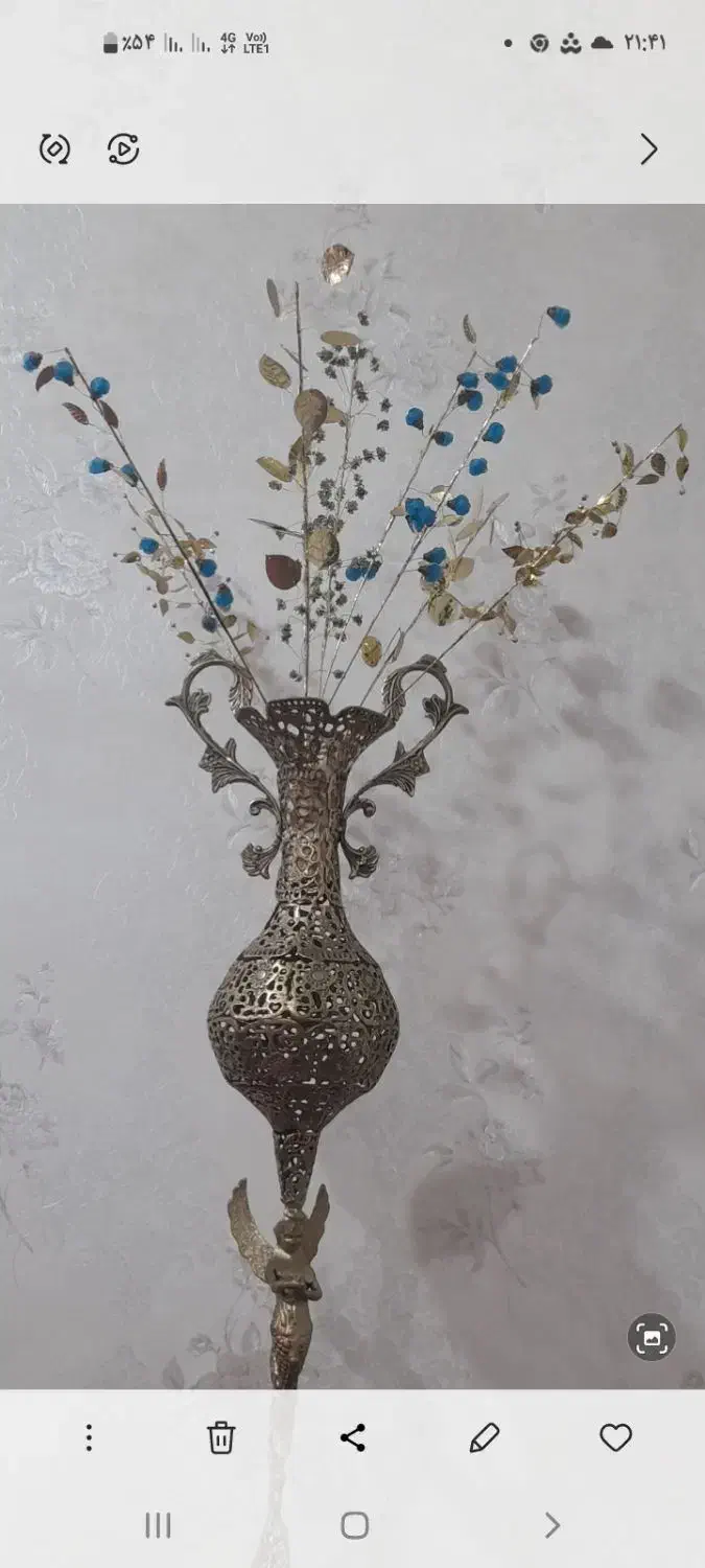 گل رنگ طلایی|گل مصنوعی|تبریز, |دیوار