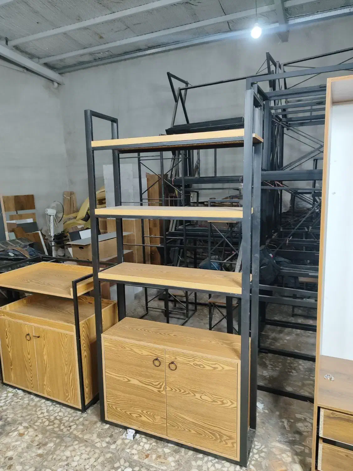 کتابخانه،شلف،استند،قفسه|کتابخانه، شلف، قفسه‌های دیواری|اصفهان, رهنان|دیوار