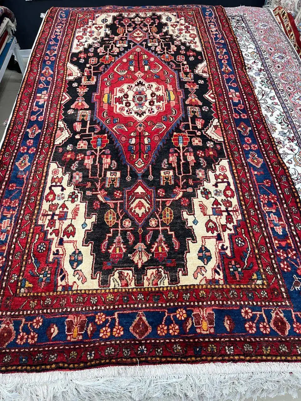 فرش دستبافت 5متری (1/5*3 متر) دستباف همدان درحدنو|فرش|کرج, گلشهر|دیوار