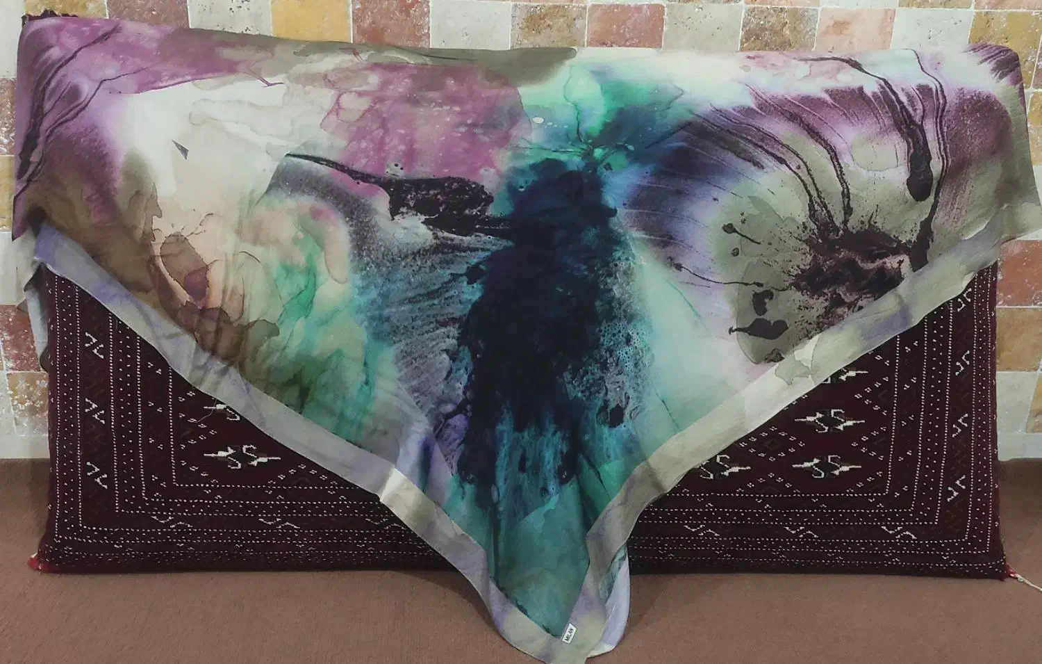 چارقد|لباس|بندر ترکمن, |دیوار