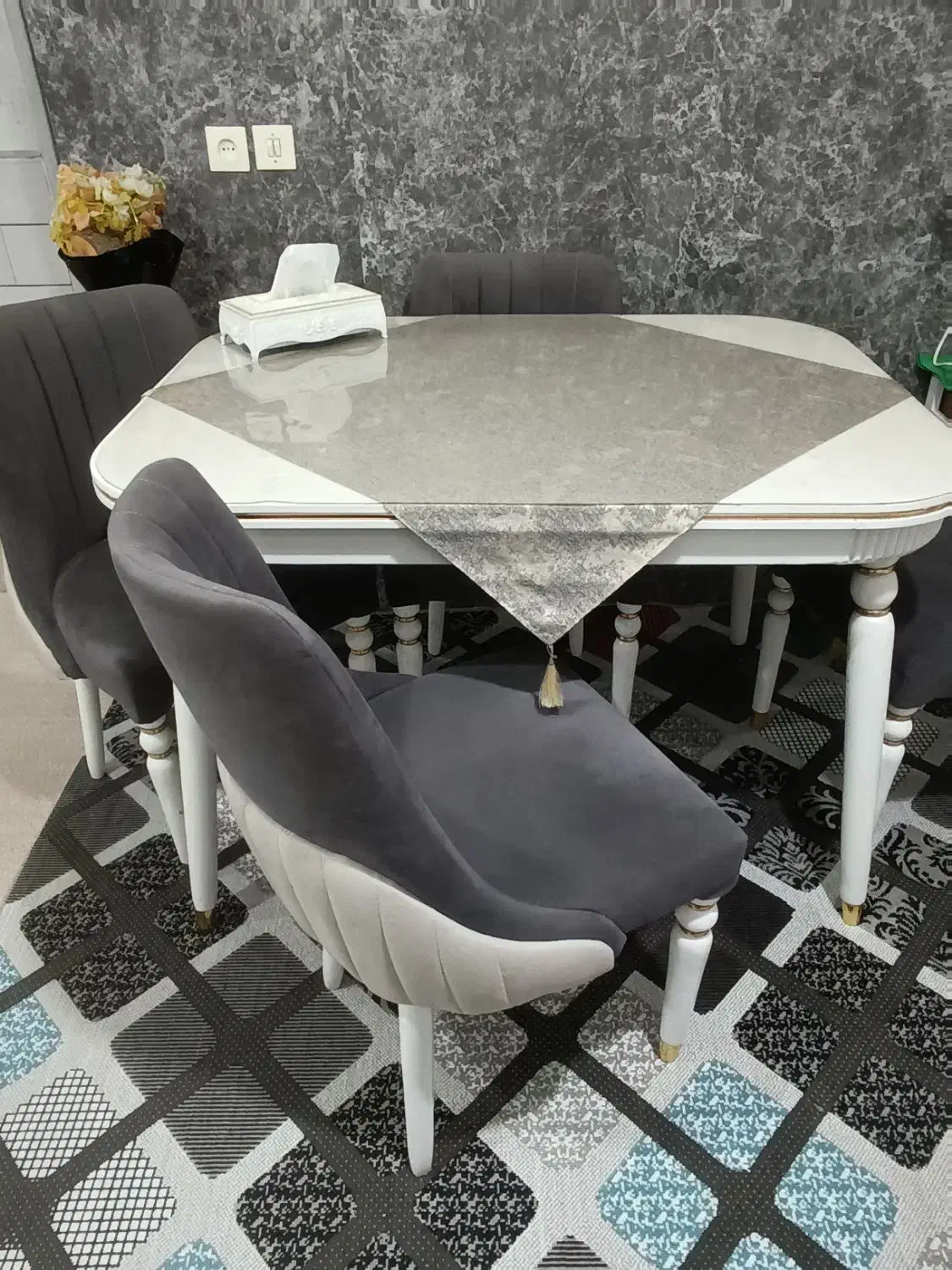 باسلام میزنهارخوردی کاملاسالم درحدنو|میز و صندلی غذاخوری|بهبهان, |دیوار