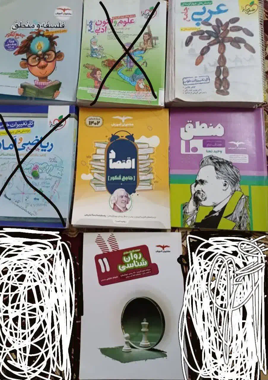 فروش کتاب تست کنکور انسانی|کتاب و مجله آموزشی|گلپایگان, |دیوار