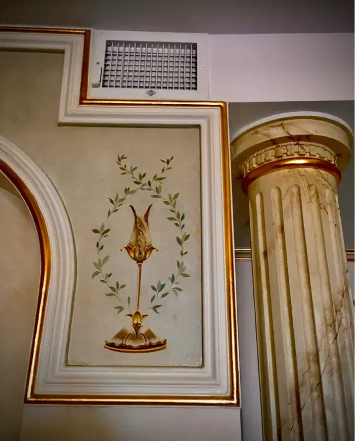 میکروسمنت .پتینه .ورقطلا . نقاشی کلاسیک .طرحسنگ|خدمات پیشه و مهارت|کاشان, باغ فین|دیوار