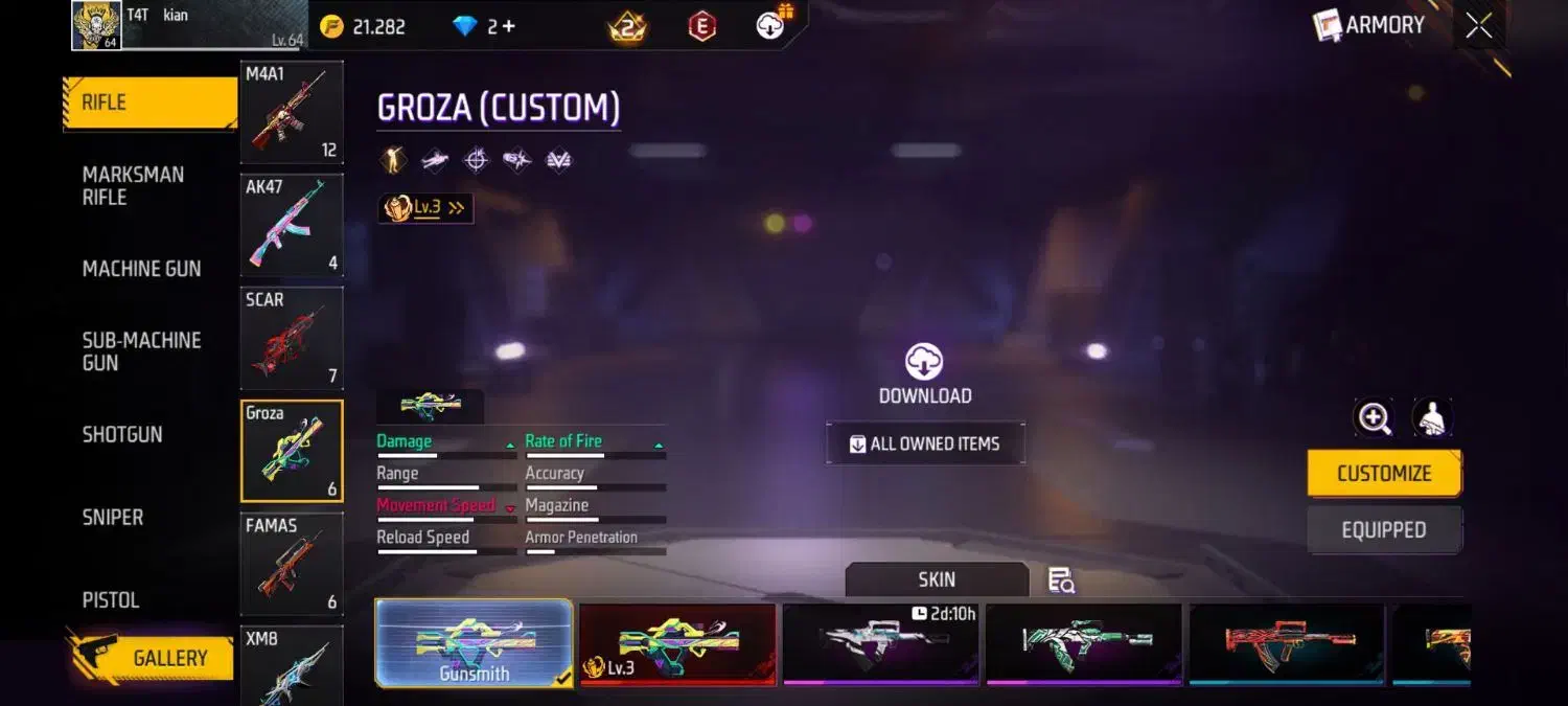 اکانت فری فایر|کنسول، بازی ویدئویی و آنلاین|گنبد کاووس, |دیوار