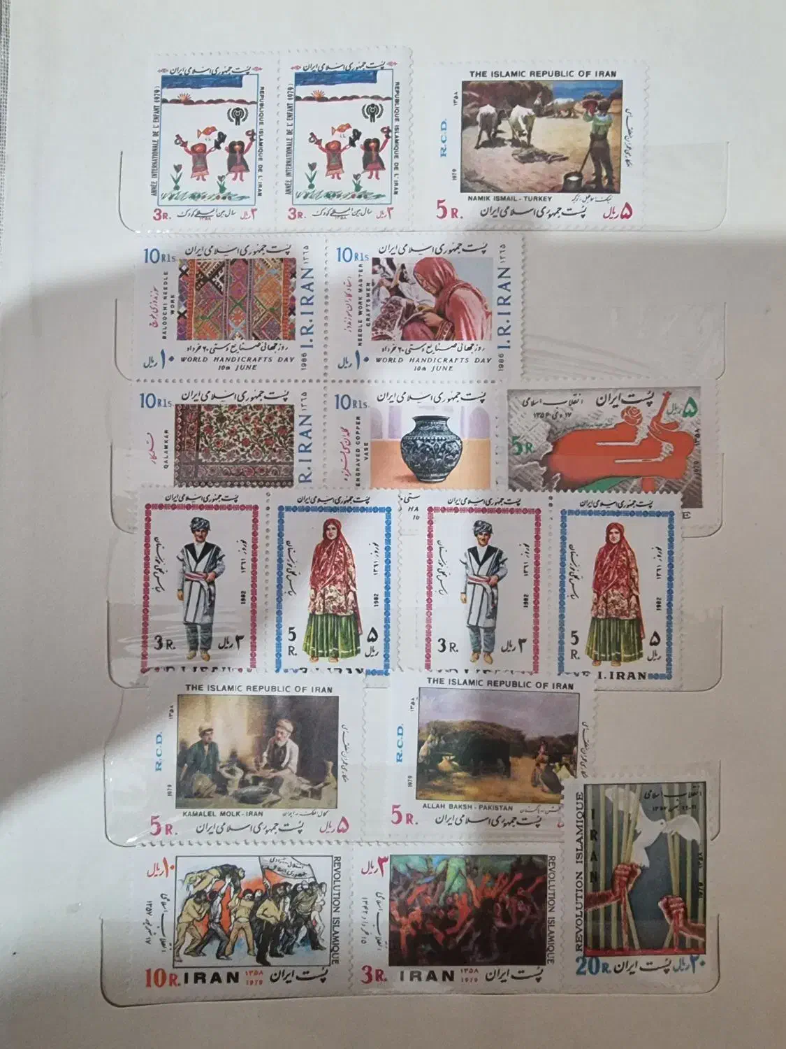 تمبر کلکسیونی شاهی و اوایل انقلاب|کلکسیون سکه، تمبر، اسکناس|سنندج, |دیوار