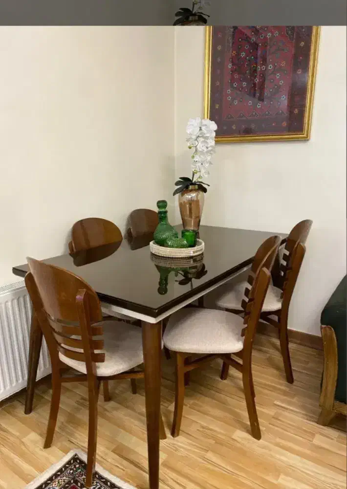 غذاخوری 6نفره|میز و صندلی غذاخوری|میاندوآب, |دیوار