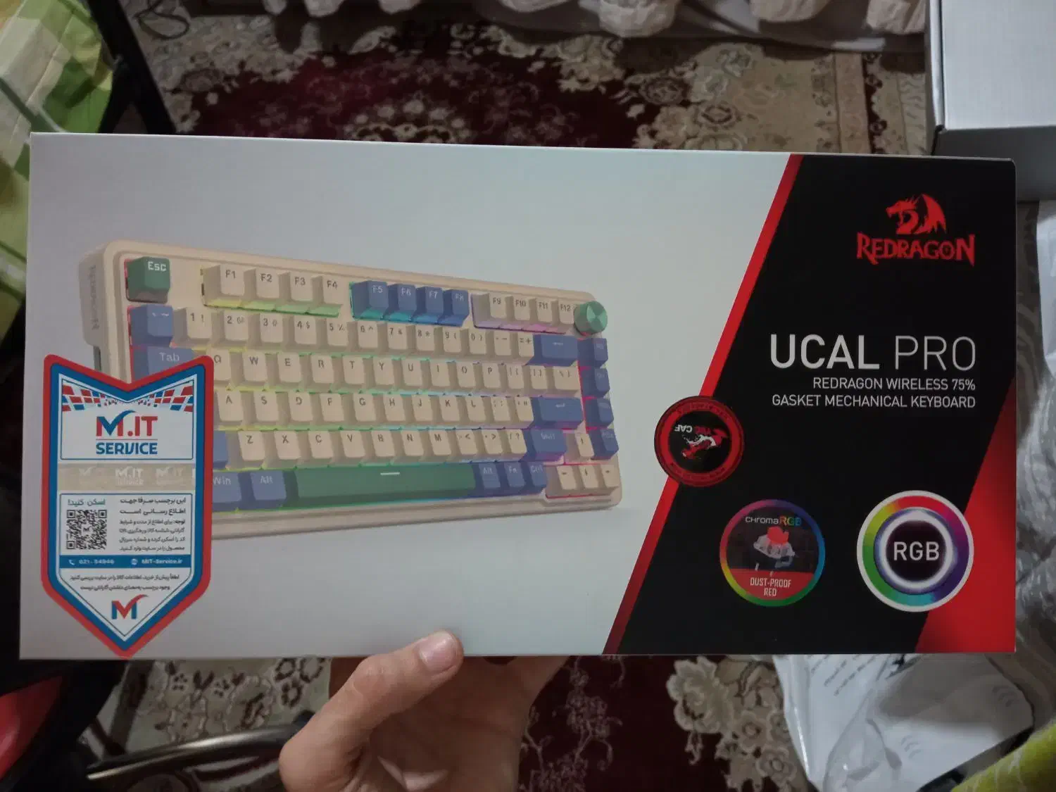 کیبورد ردراگون Ucal  k673 pro|قطعات و لوازم جانبی رایانه|تهران, فردوسی|دیوار
