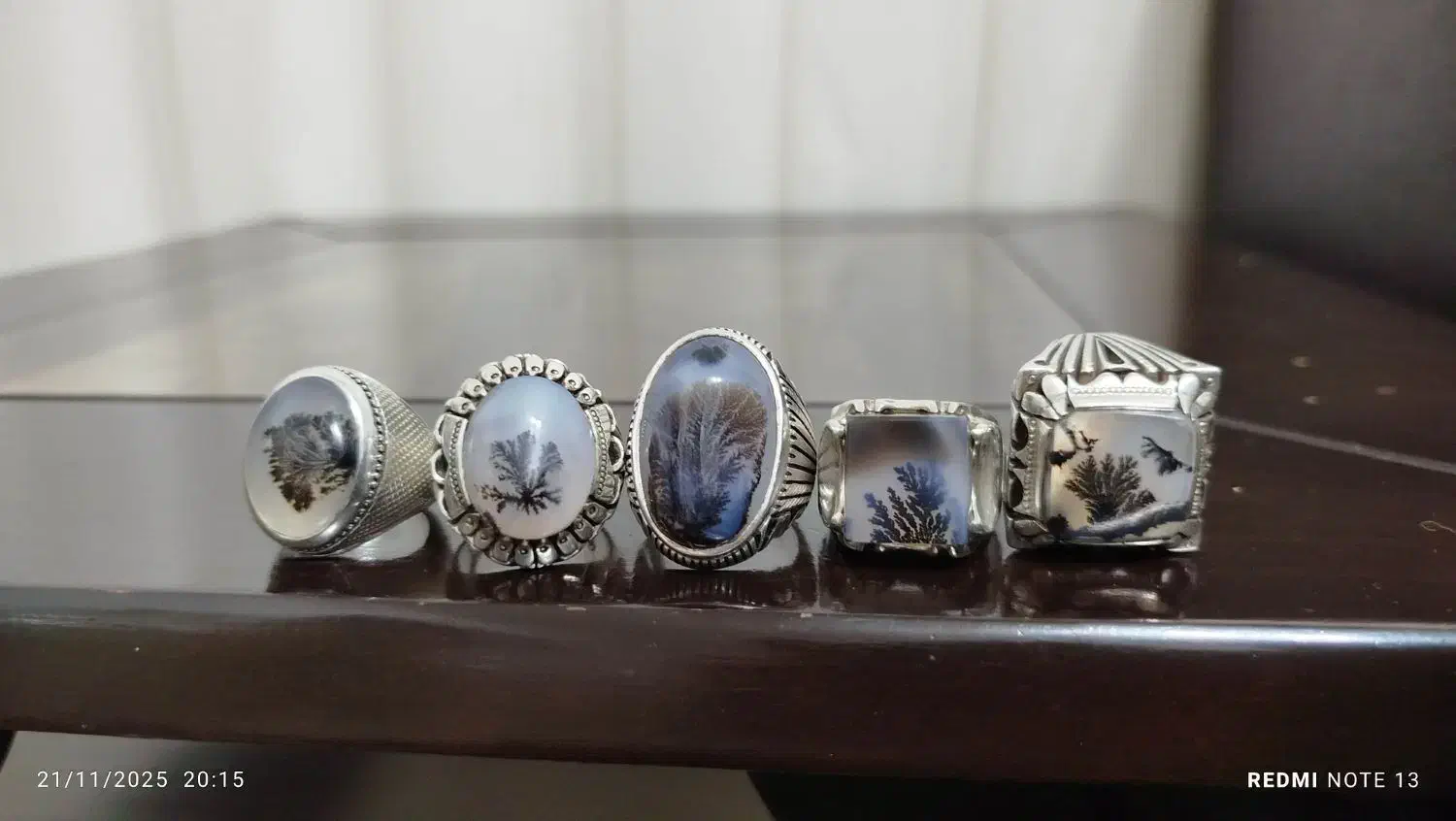انگشتر نقره شجر|جواهرات|قروه, |دیوار