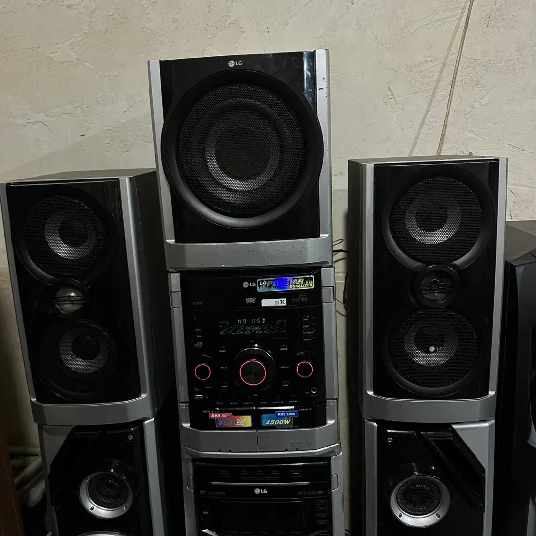 ضبط ۴۵۰۰وات ال جی فلش خور فابریک ساب ۸اینچ|سیستم صوتی خانگی|گرگان, |دیوار