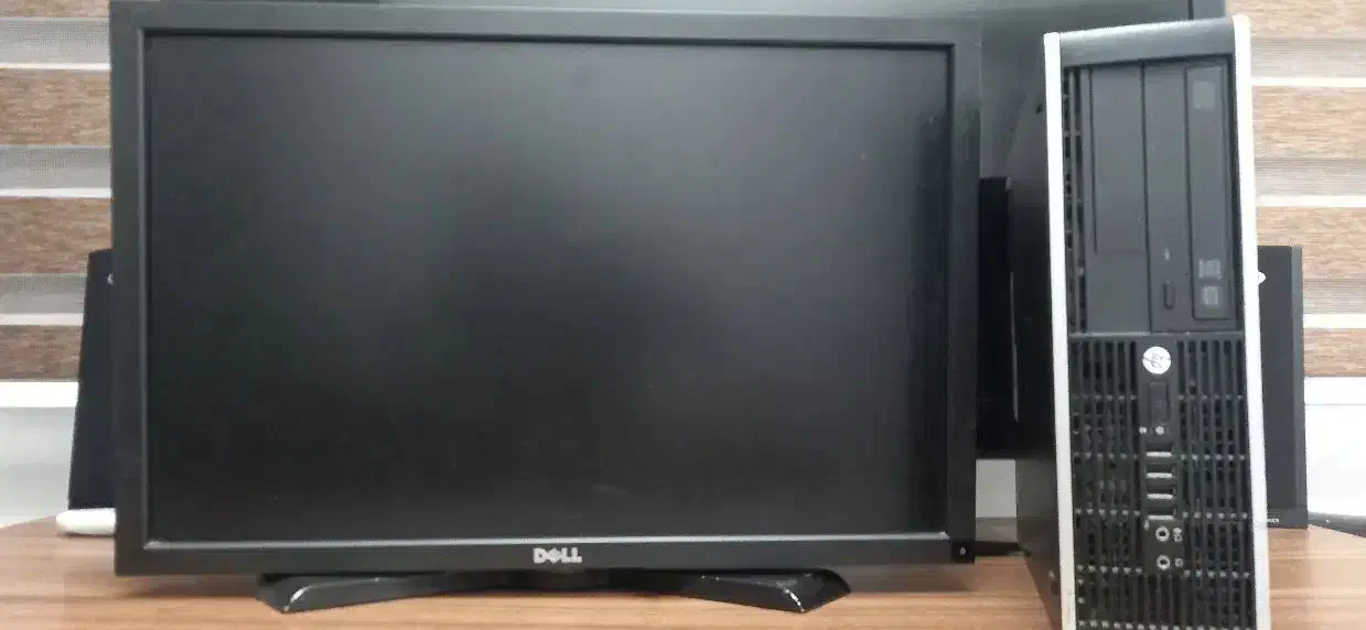 مینی کیس hp و مانیتور دل ۲۲ اینچ|رایانه رومیزی|تهران, افسریه جنوبی|دیوار