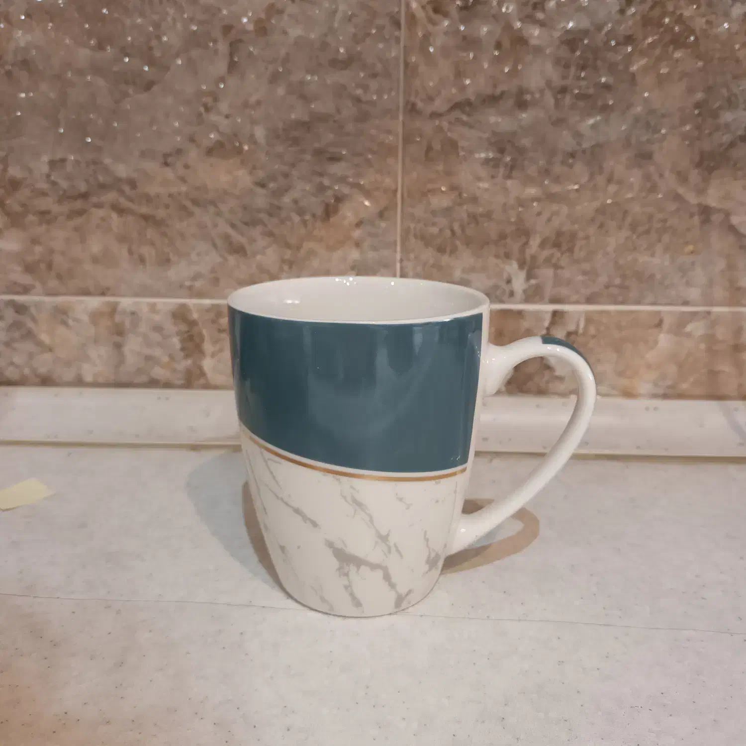 ماگ چینی ماربل ۳۵۰ میلیلیتری نو|ظروف سرو و پذیرایی|اصفهان, خواجو|دیوار